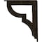 Ekena Millwork Bradford Wrought Iron Bracket, (Single center brace), Antiqued Warm Silver 1 1/2"W x 10"D x 12"H BKTM01X10X12SBRAWS - alternate 5